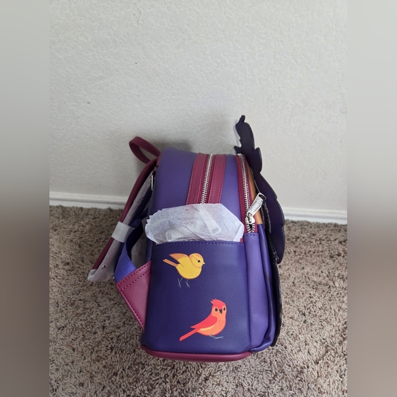 Loungefly Disney Beast with Birds Mini backpack with wallet - Picture 5 of 16